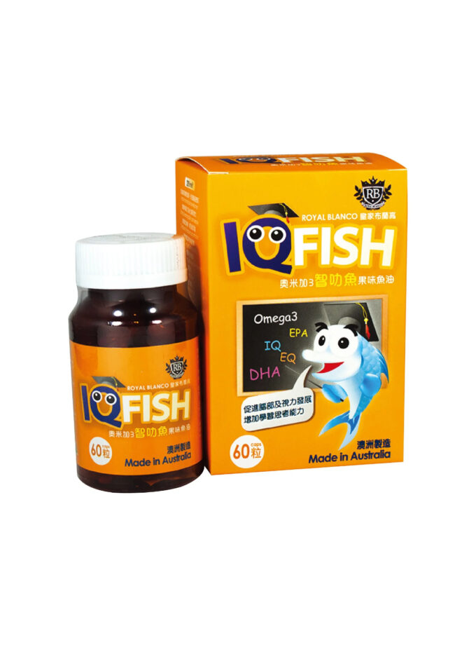 【皇家布蘭高】IQ FISH智叻魚果味魚油